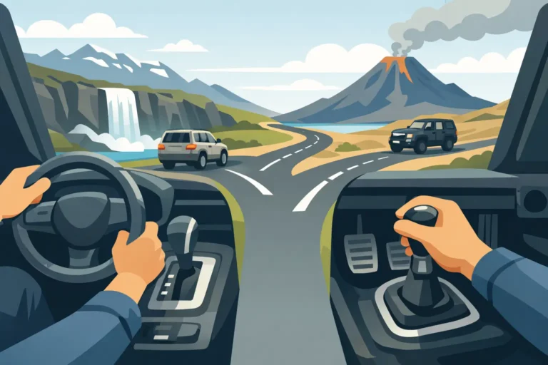 Automatic Versus Manual Iceland Driving: Which Fits?