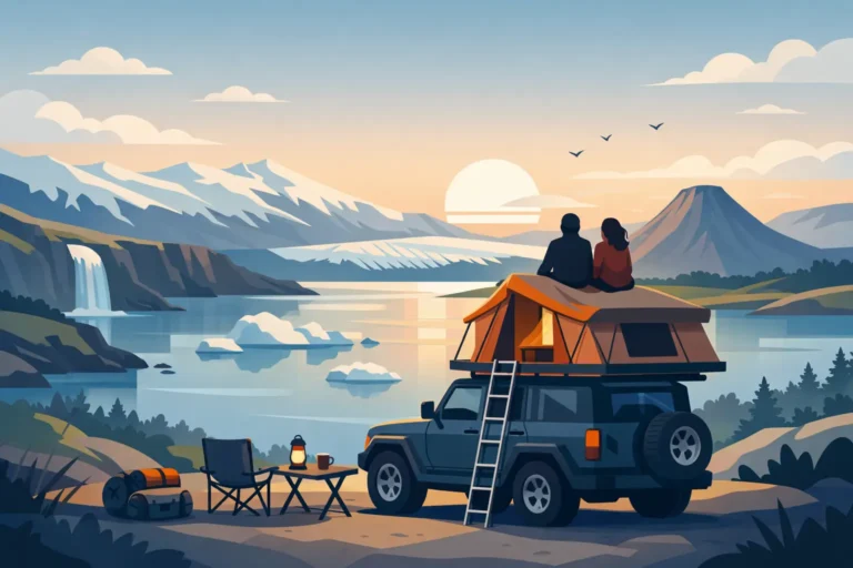 Best Places for Rooftop Camping in Iceland