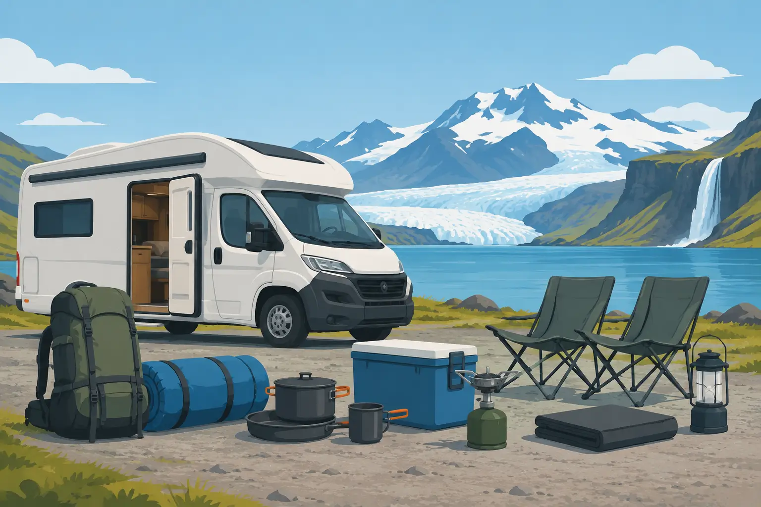 What Gear Comes With a Camper in Iceland?
