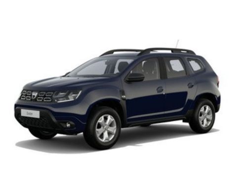 A dark blue SUV with five doors, alloy wheels, roof rails, and a modern design, shown from a front side angle on a white background.