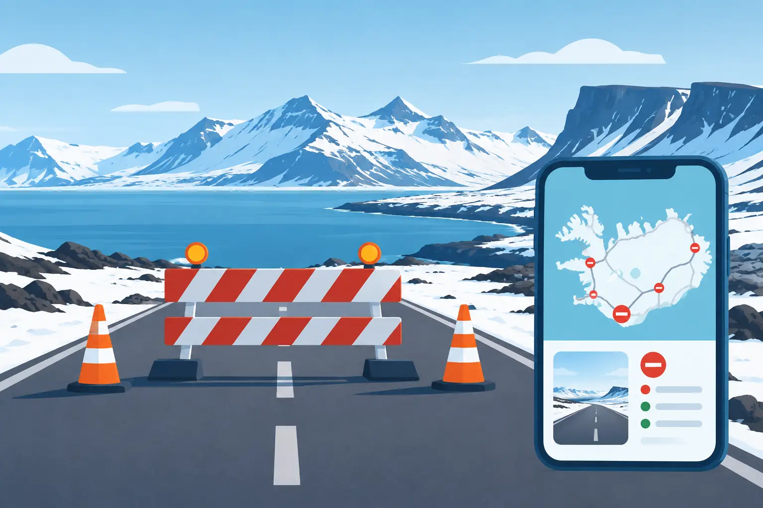 Are Road Closures Updated Daily in Iceland?