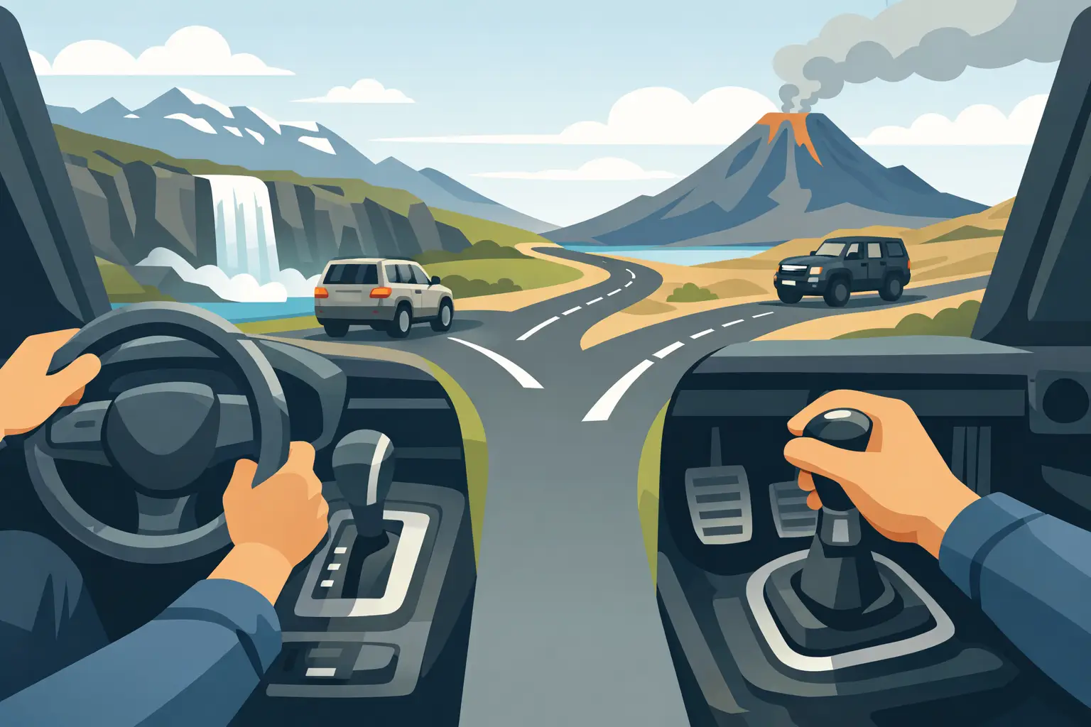 Automatic Versus Manual Iceland Driving: Which Fits?
