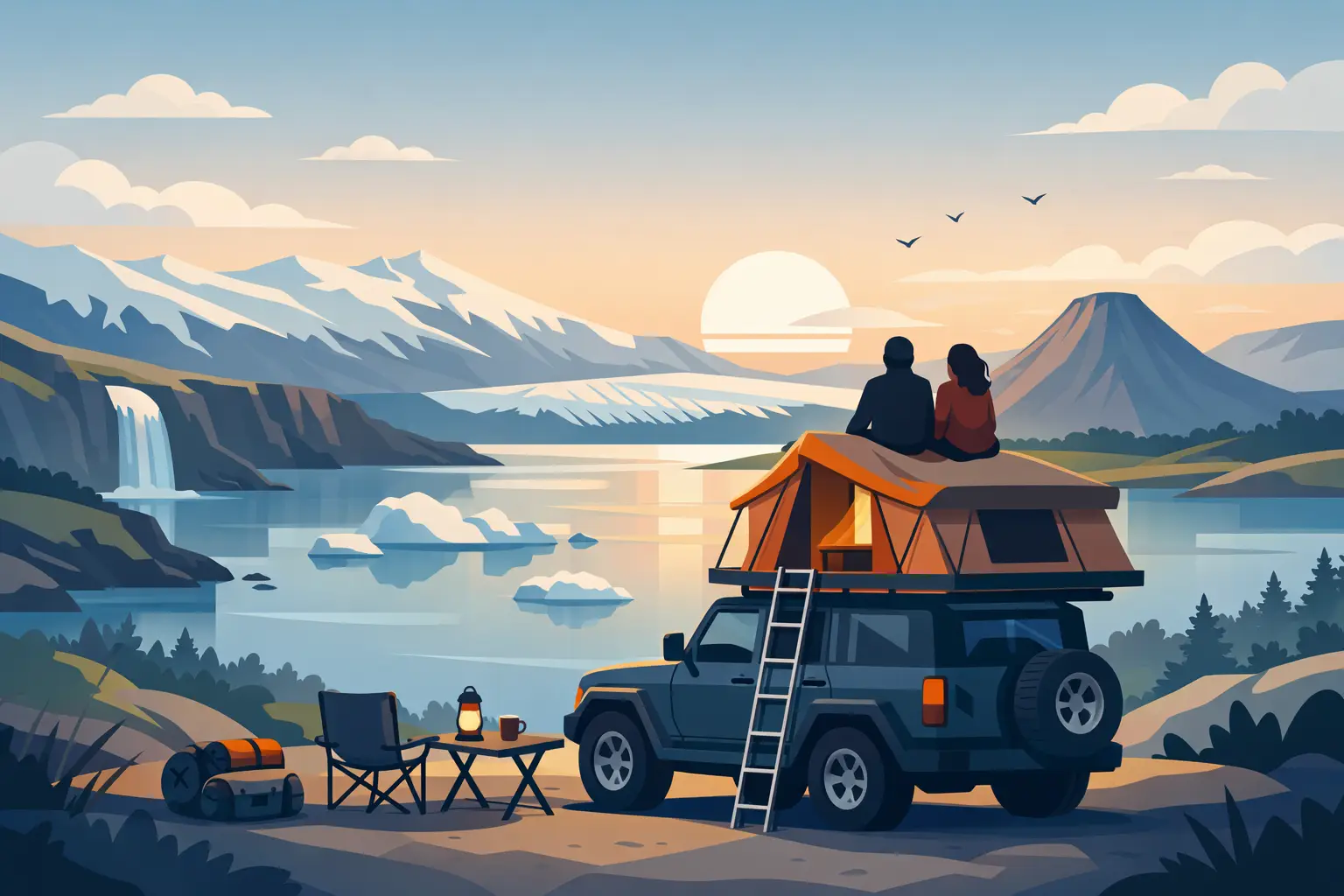 Best Places for Rooftop Camping in Iceland