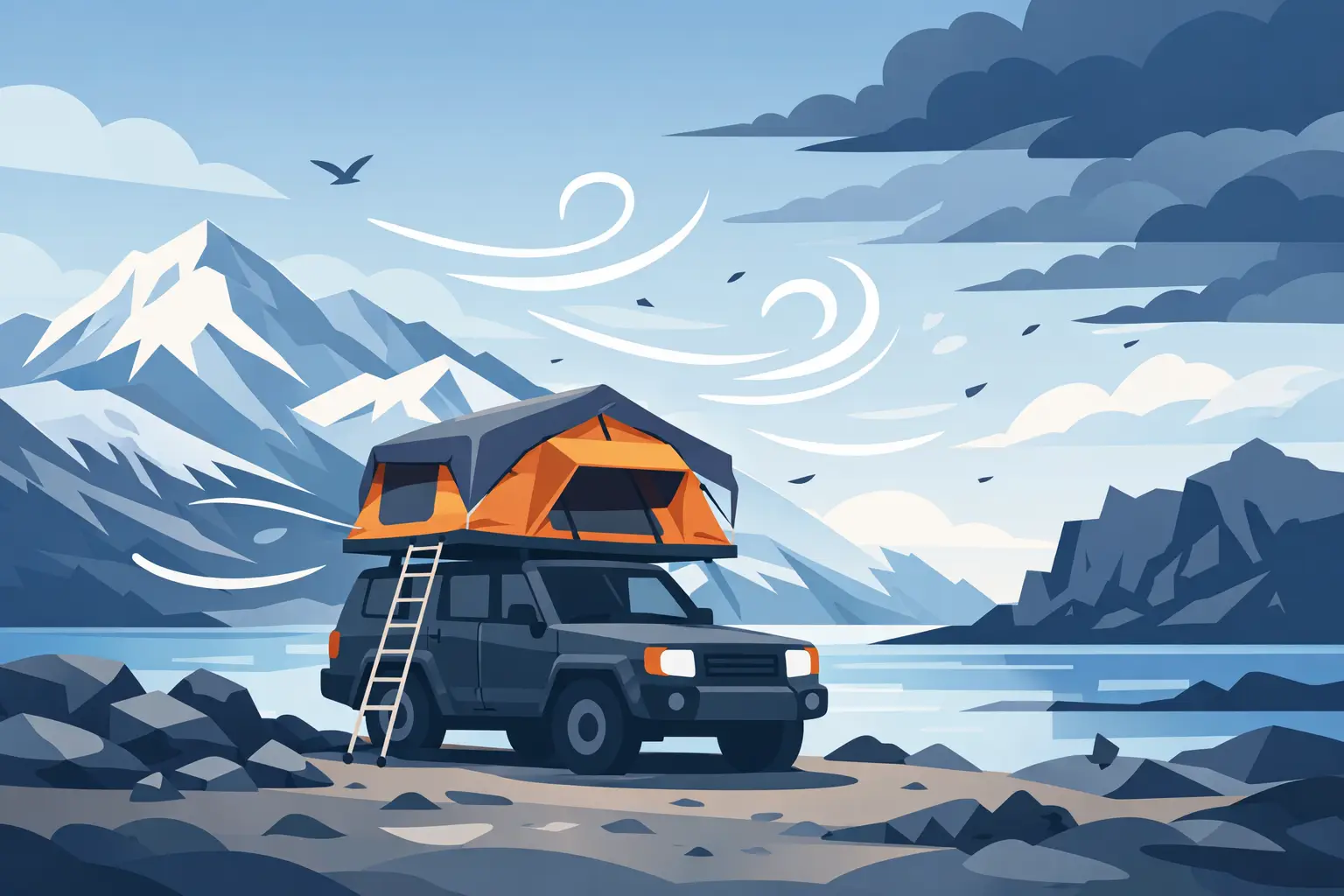 Can Rooftop Tents Handle Wind in Iceland?