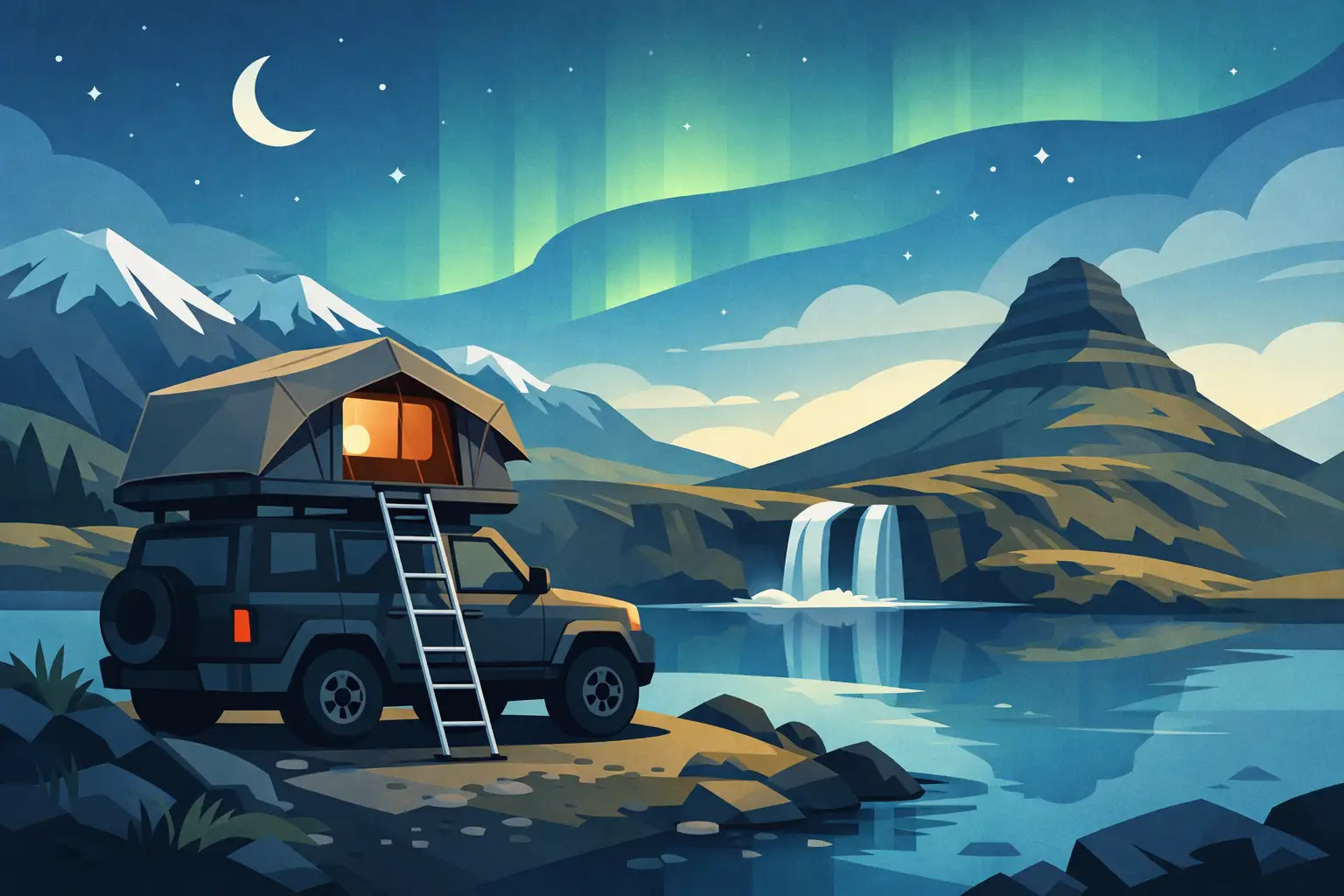 Can You Sleep in a Rooftop Tent in Iceland?