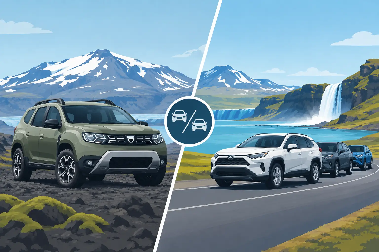 Dacia Duster Versus SUV Rental for Iceland