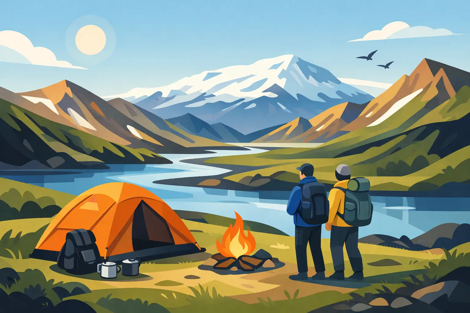 How Summer Highland Camping in Iceland Works