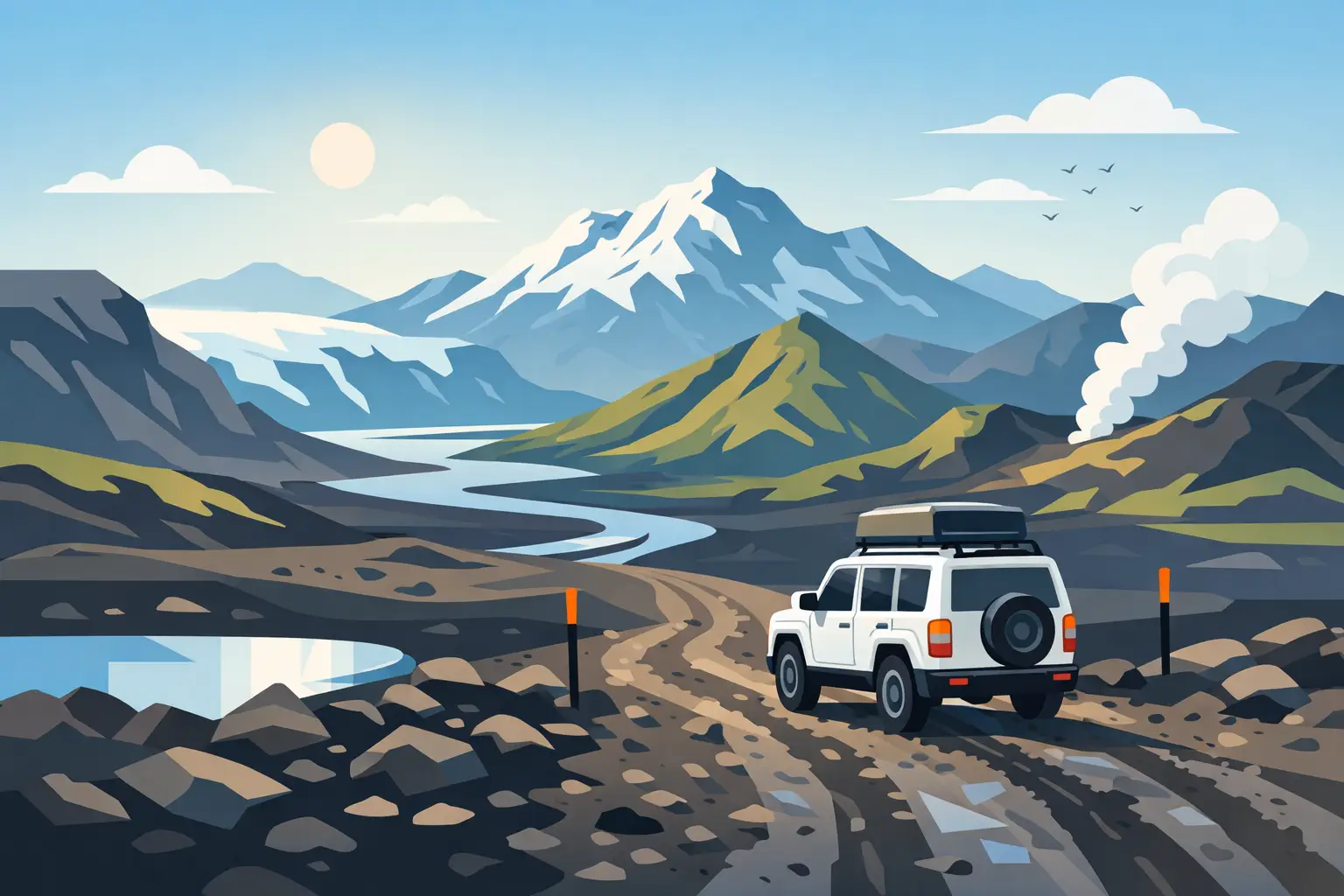 How to Drive Iceland Highlands Safely