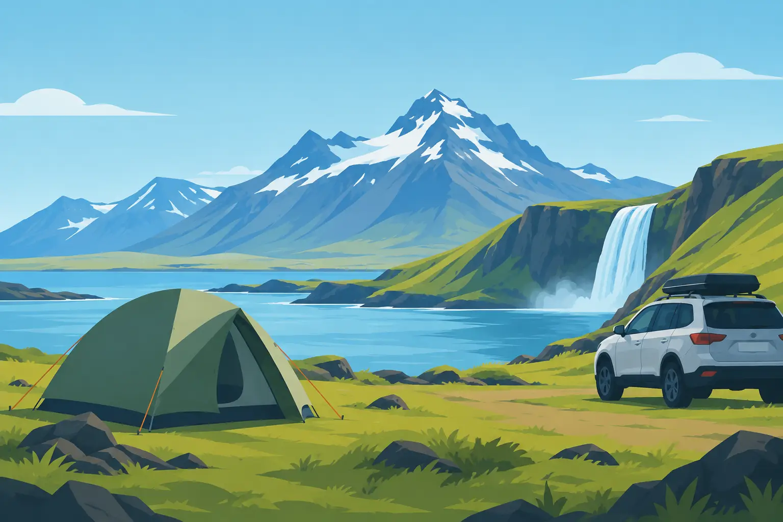 How to Find Legal Campsites in Iceland Easily
