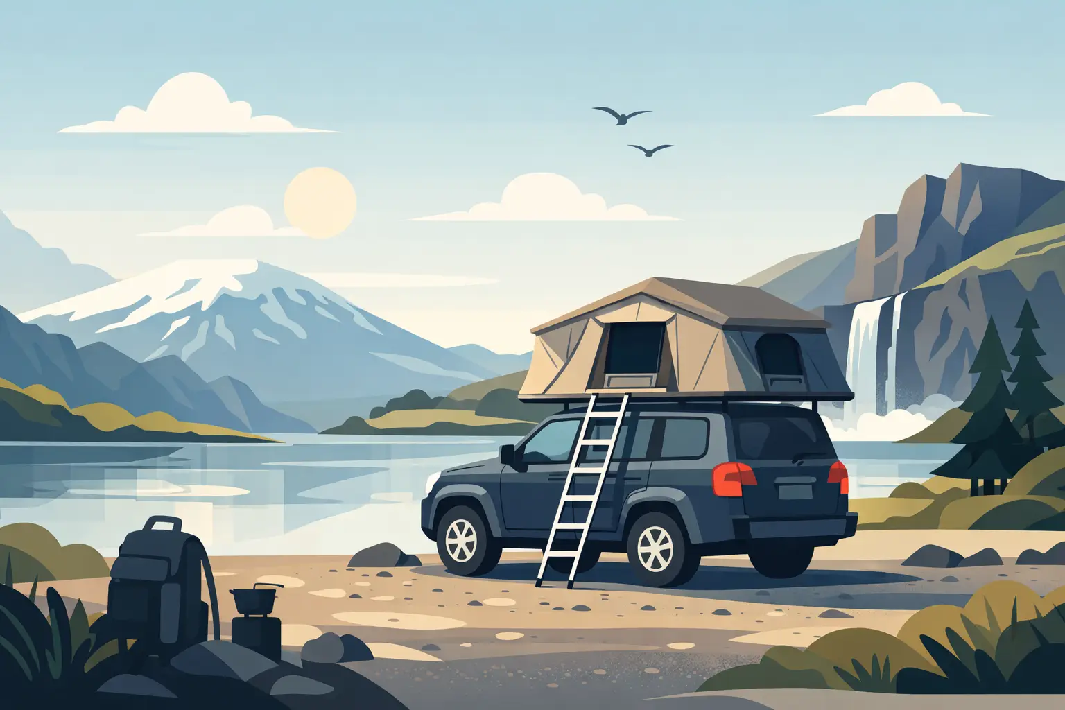 How to Rent a Rooftop Tent in Iceland Easily