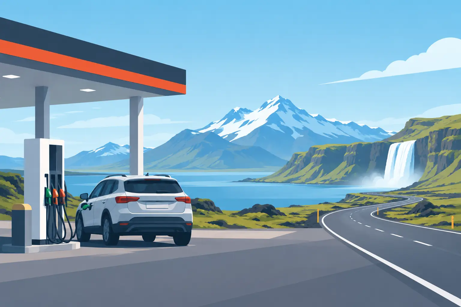 Iceland Fuel Station Guide for Road Trips