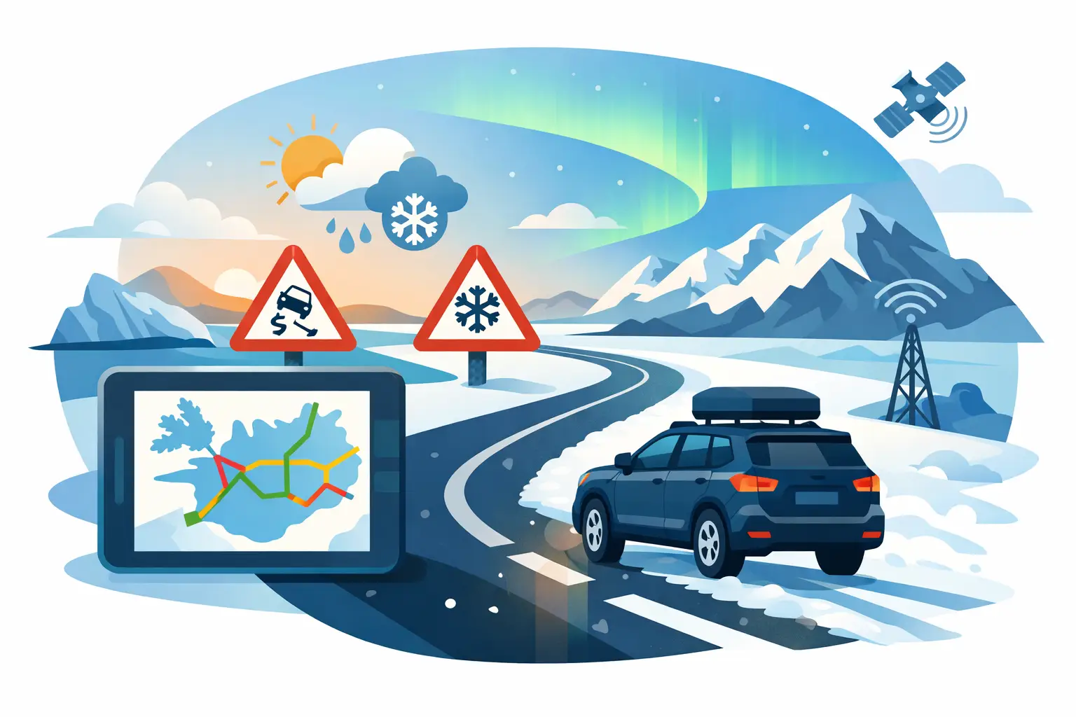 Iceland Road Condition Updates Made Simple