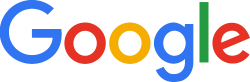 Google logo displayed in lowercase, multicolored letters on a transparent background.
